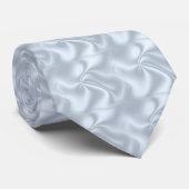 Blauw zijde stropdas (Opgerold)