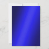 Blauw & Zilver Ingelijste Mannen Kaart (Achterkant)