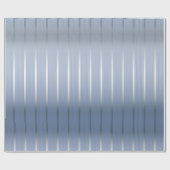 Blauw zilver vakantie inpakpapier (Vlak)