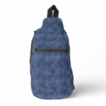 Blauw zodiac denim patroon