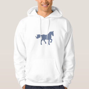 Blauw Zodiac Paard T-shirt – Astrologie Cadeau