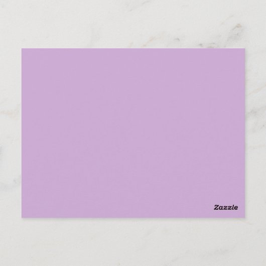 blauw zombie troll demon briefkaart (Achterkant)