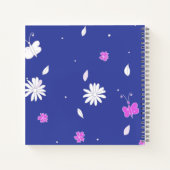  Blauw Zomer 2 Vierkant Notitieboek  (Achterkant)