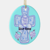 Blauw zonder dit Christelijke Ornament voor het ki (Rechts)