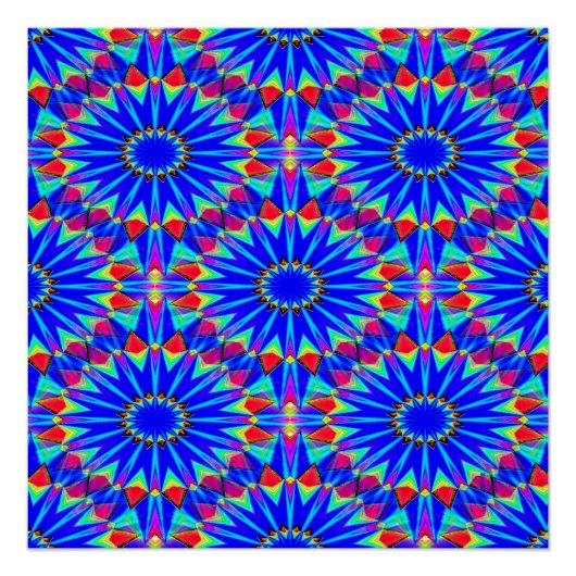 Blauw zonlicht... perfect poster (Voorkant)