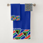 Blauw | ZUID-AFRIKAANSE VLAG Bad Handdoek (Insitu)