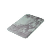  blauw zwammeer Bath Mat (Gekanteld)