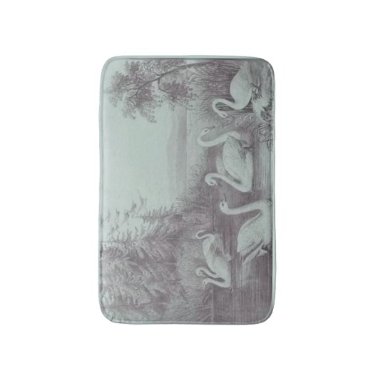 blauw zwammeer Bath Mat (Voorkant Verticaal)