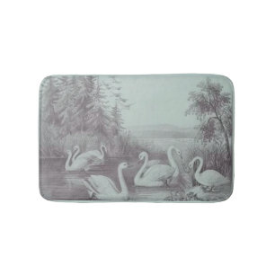 blauw zwammeer Bath Mat