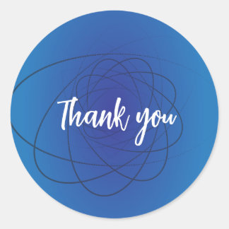 Blauw zwart achtergrond kunst Sticker