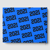 Blauw & Zwart Afstudeerfeest Klasse van 2024 Gastenboek (Achterkant)