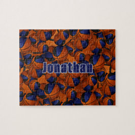 blauw zwart basketbal jongens meisjes team kleuren legpuzzel