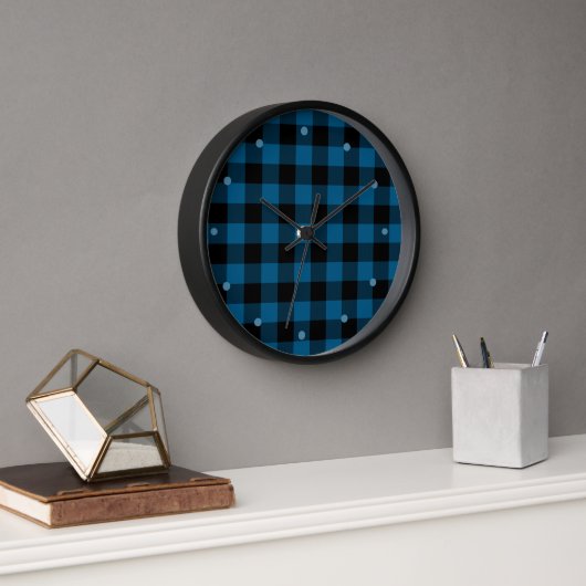 Blauw zwart buffel houthakker check geruite patroo (Kantoor)