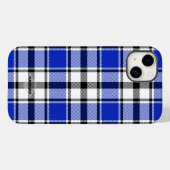 Blauw, zwart en wit, geplakt Iphone draagtas HAMbW Case-Mate iPhone Case (Achterkant (horizontaal))