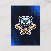 Blauw & Zwart Football Trading Kaart Player Foto Contactkaartje (Achterkant)