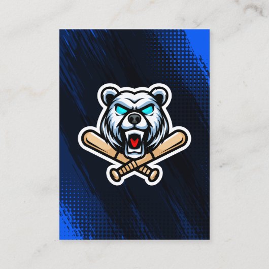 Blauw & Zwart Football Trading Kaart Player Foto Contactkaartje (Achterkant)