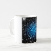 Blauw & Zwart Galaxy Koffiemok (Voorkant links)