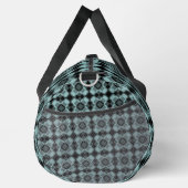 Blauw Zwart Geruit Argyle Patroon Groot Plunjezak (Rechts)