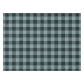 Blauw Zwart geruit Gingham patroon Tafelkleed (Voorkant (Horizontaal))