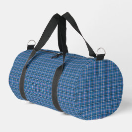 Blauw Zwart Geruit Klassiek Patroon Plunjezak