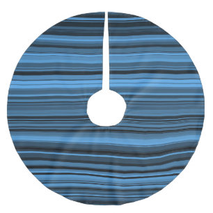 blauw zwart gestreept kerstboom rok