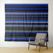 Blauw Zwart Graniet Tapestry Wandkleed (In Situ (horizontaal))