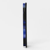 Blauw zwart high tech ontwerp aangepaste iPhone 5 Case-Mate iPhone Case (Achterkant/links)