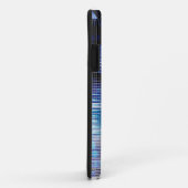 Blauw zwart high tech ontwerp aangepaste iPhone 5 Case-Mate iPhone Case (Achterkant/rechts)