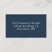 Blauw Zwart Home Health Aide Visitekaartje (Achterkant)