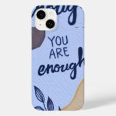 BLAUW & ZWART KLEURONTWERP OP iPhone / iPad case (Achterkant)