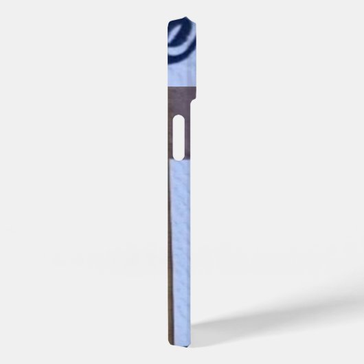 BLAUW & ZWART KLEURONTWERP OP iPhone / iPad case (Achterkant / Rechts)