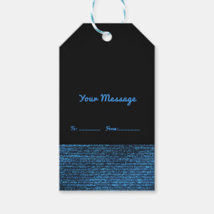 Blauw & Zwart Moderne Glam Pailletten Elegante Chi Cadeaulabel