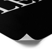 Blauw zwart Motivatie leiderschap Eagle Poster (Hoek)