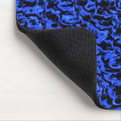 Blauw zwart muismat (Hoek)