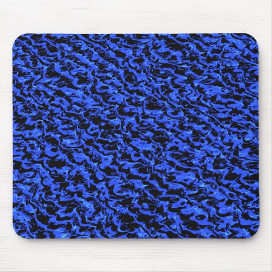 Blauw zwart muismat (Voorkant)