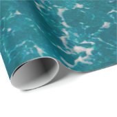 Blauw zwart ombre zee cadeaupapier (Rol Hoek)