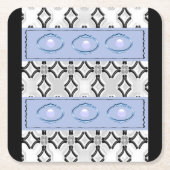 Blauw Zwart Onderzetter (Voorkant)