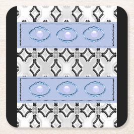 Blauw Zwart Onderzetter