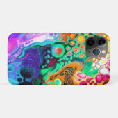 Blauw, zwart, Paars, geel Case-Mate iPhone Case (Achterkant (horizontaal))