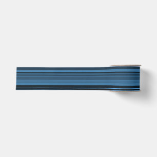 Blauw Zwart Strepen Grosgrain Lint