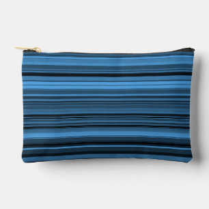 Blauw Zwart Strepen Klein Etui