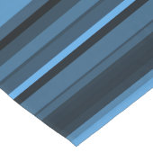 Blauw Zwart Strepen Lange Tafelloper (Hoek)