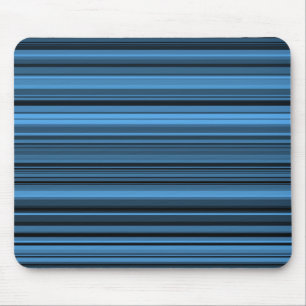 Blauw Zwart Strepen Muismat