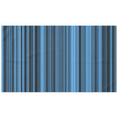 Blauw Zwart Strepen Tafelkleed (Voorkant (Horizontaal))