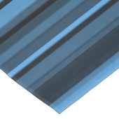 Blauw Zwart Strepen Tafelkleed (Gekanteld)