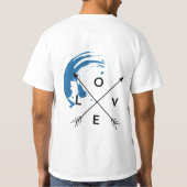 Blauw zwart t-shirt (Achterkant)