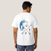 Blauw zwart t-shirt (Achterkant volledig)