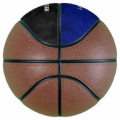 Blauw Zwart Team Naam Einde van het seizoen Cadeau Basketbal (Rechts)