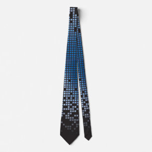 Blauw Zwart Videogame Gamer Bar Mitzvah Stropdas