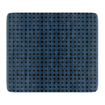 Blauw Zwart Weefpatroon